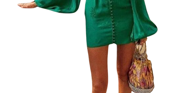 Isabella Dress  Green