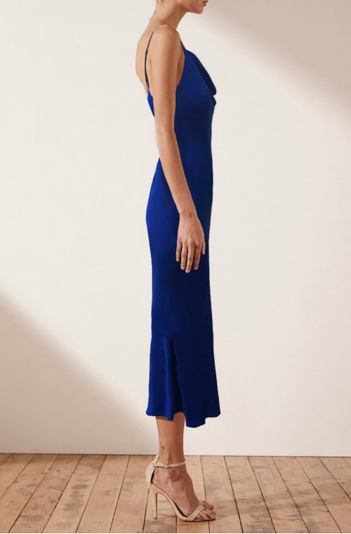 knee length dresses for ladies Joe's Jeans Women's The Mia Midi Dress - Black main image 1