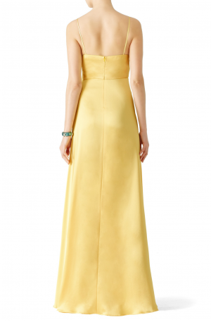 Satin Buttercup Gown