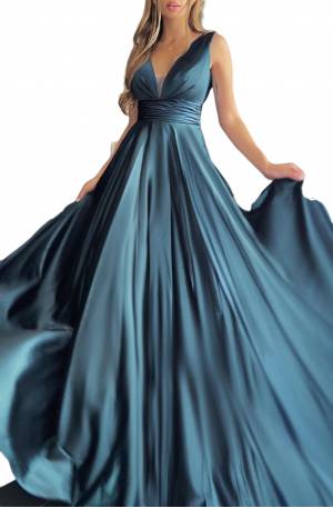 Claire Gown - Teal