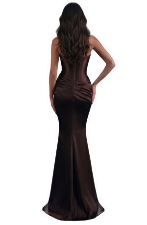 Lea Gown - Chocolate