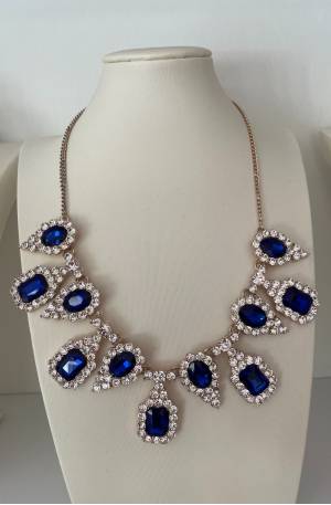 Blue Gem Necklace